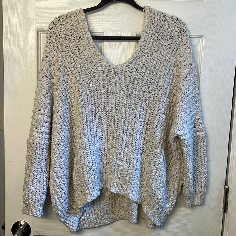Quiet Storm Cream sweater